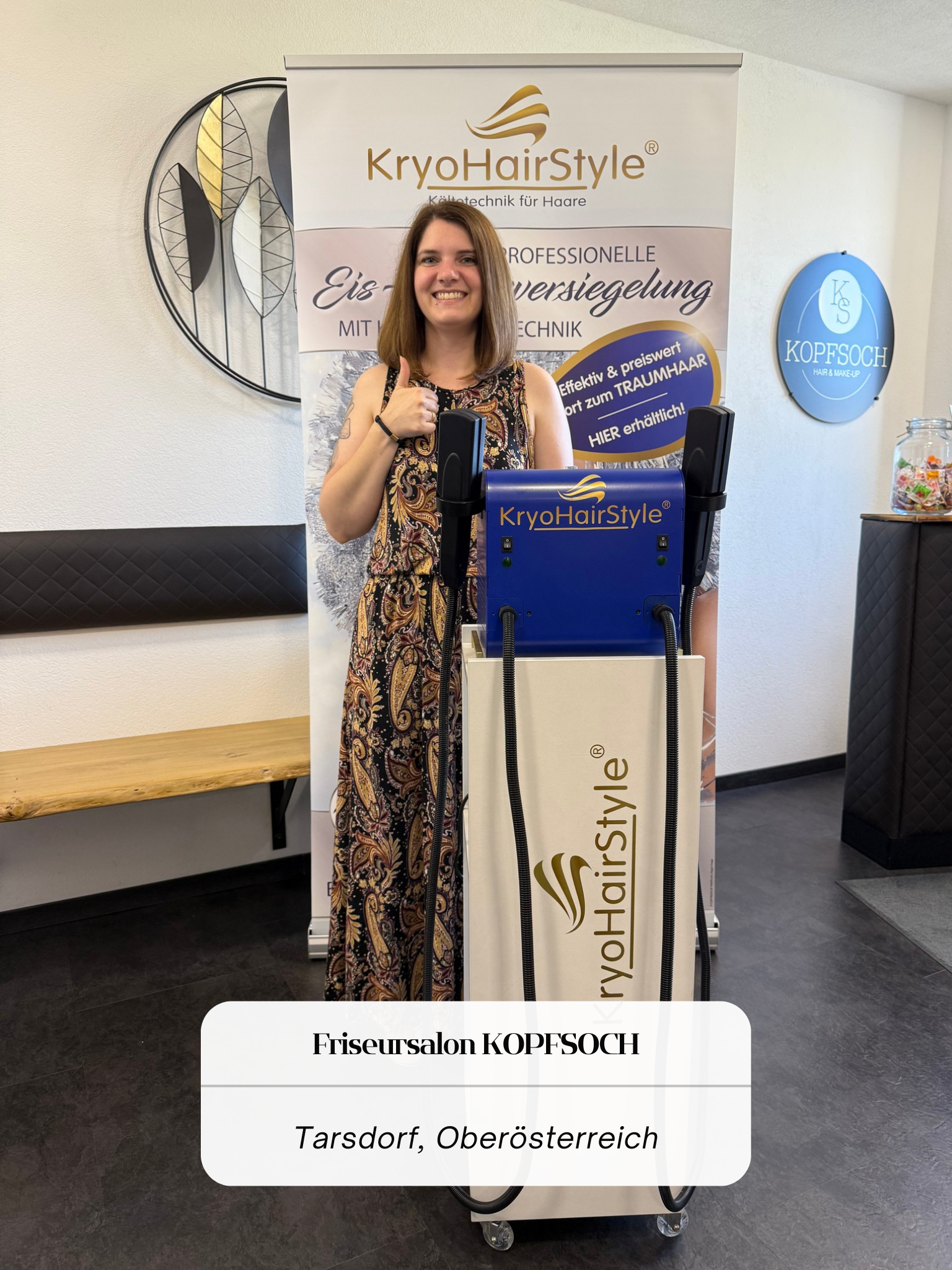 Friseurprofi im KryoHairStyle Partner-Salon