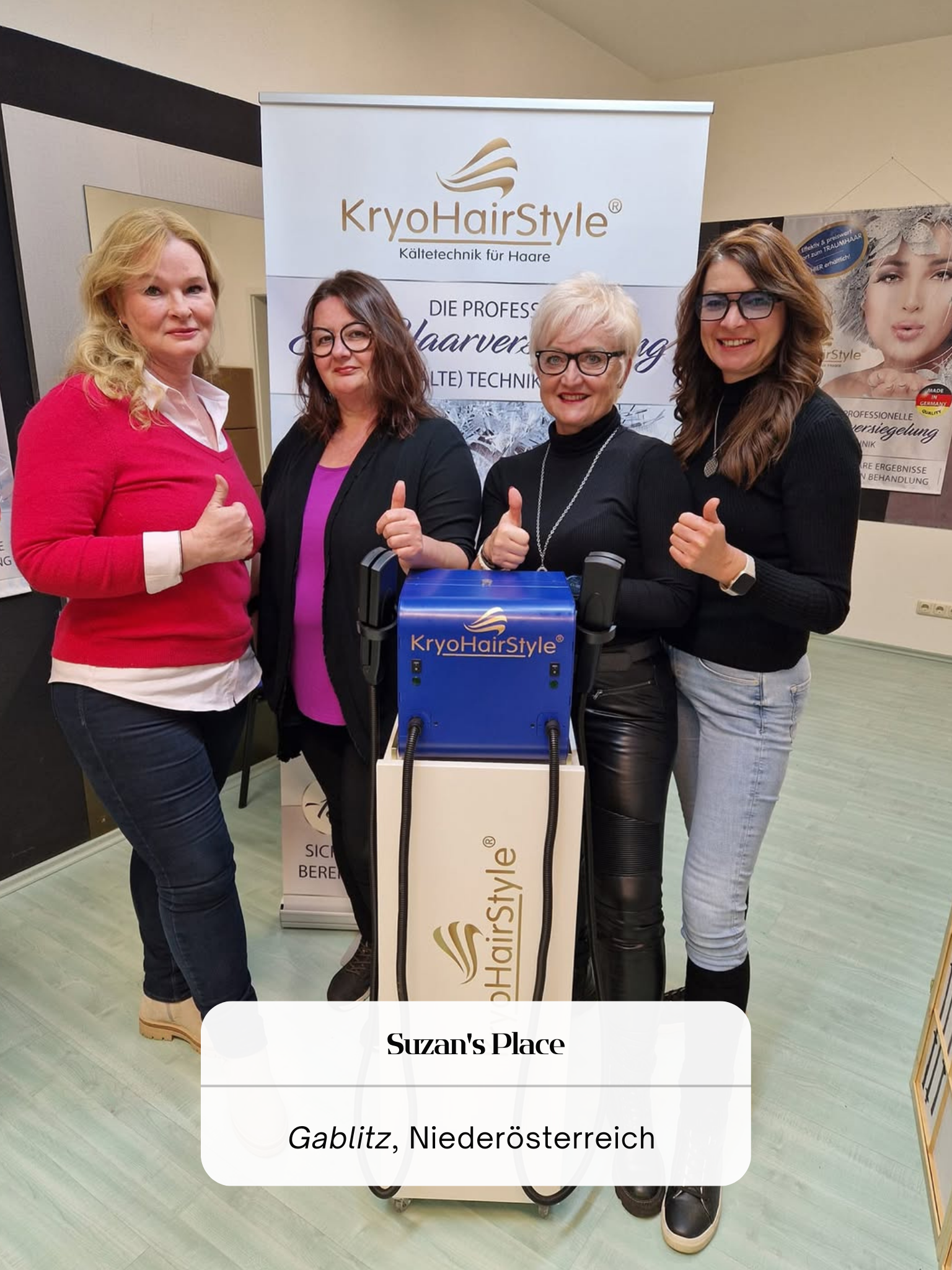 Friseurprofi im KryoHairStyle Partner-Salon