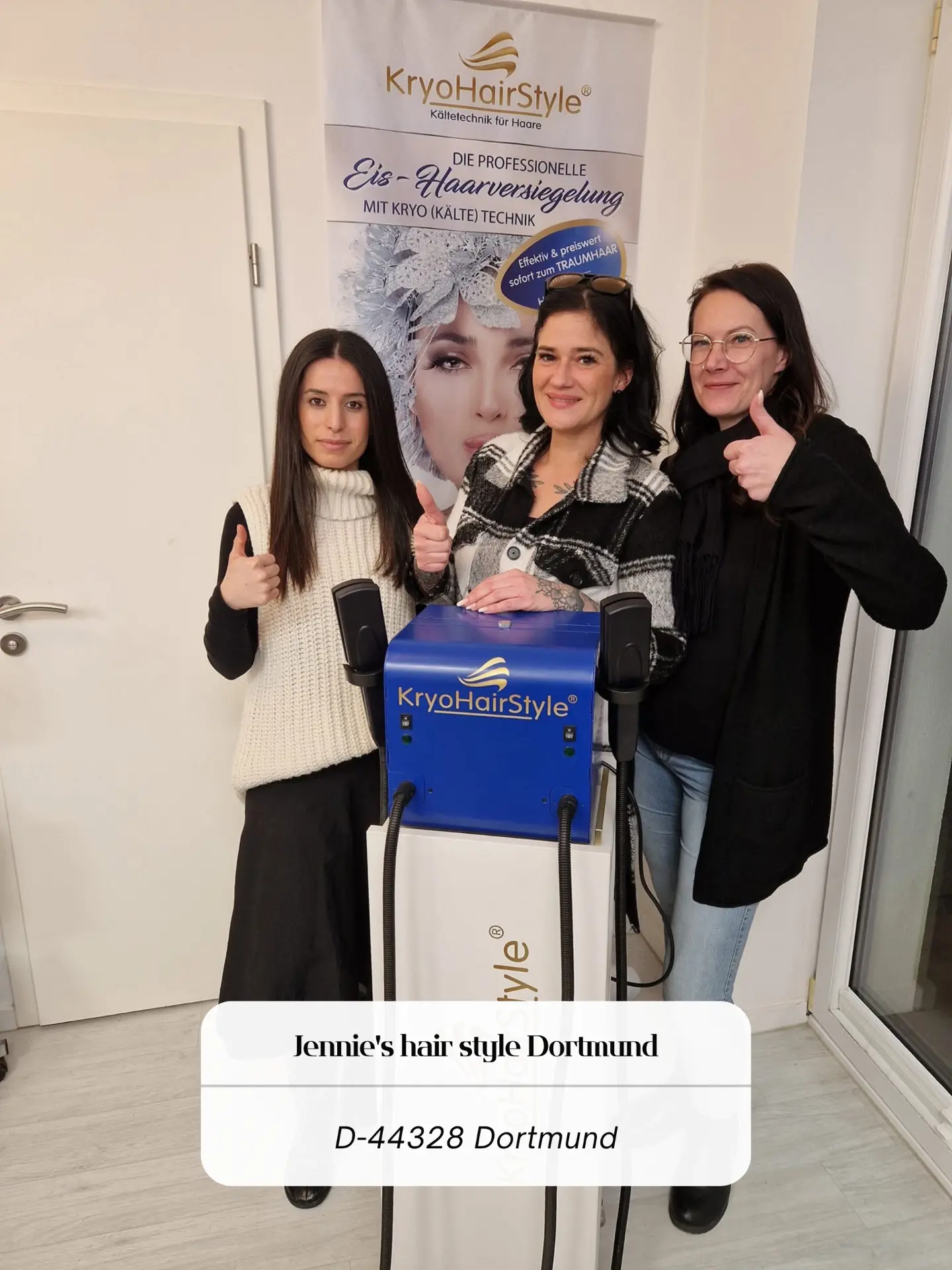 Friseurprofi im KryoHairStyle Partner-Salon