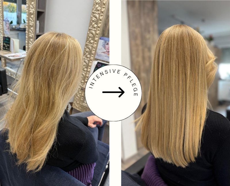 Vorher-Nachher aus dem Salon HAIR AFFAIR Kathleen Reincke in Lauchhammer