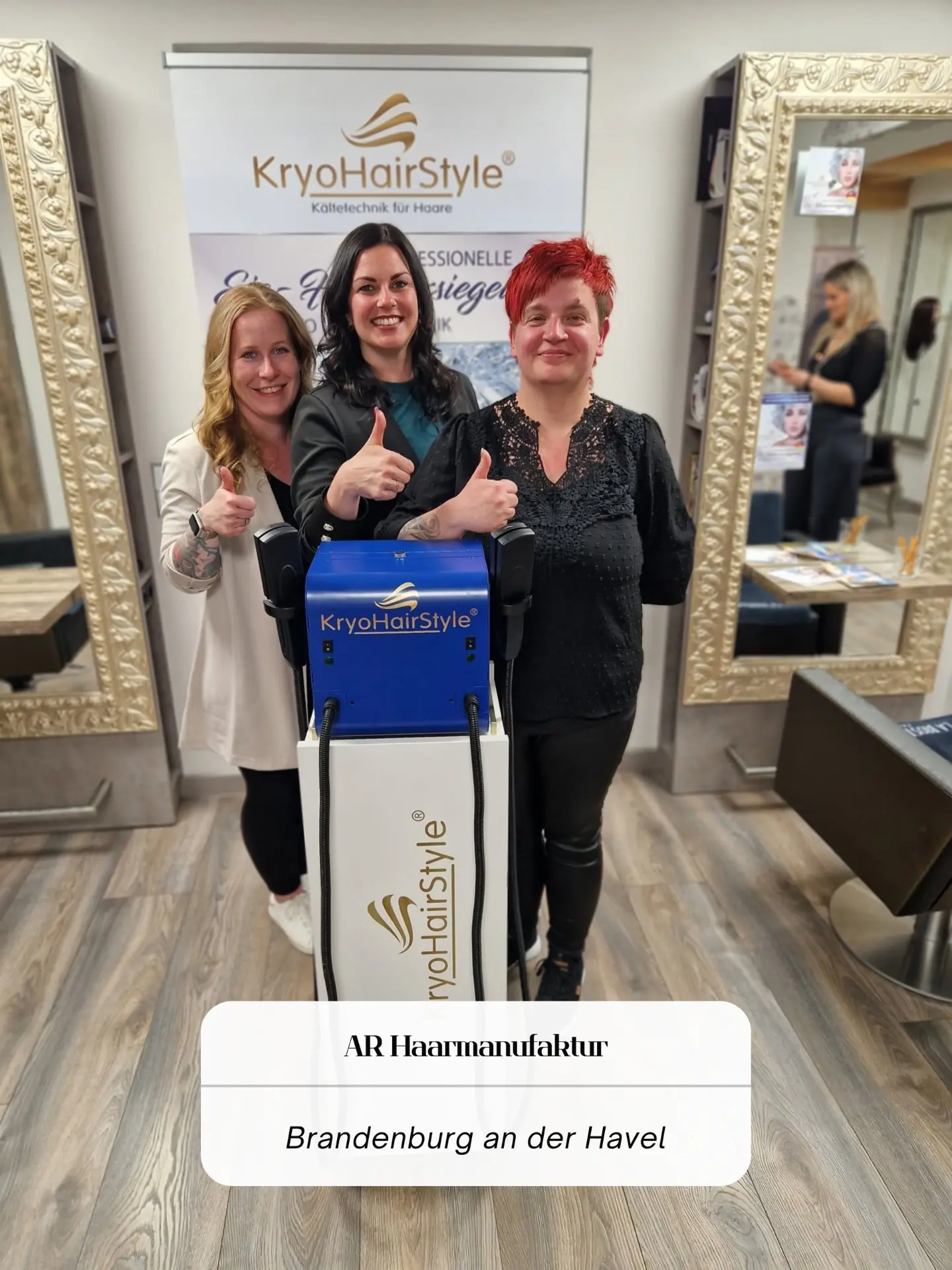 Friseurprofi im KryoHairStyle Partner-Salon
