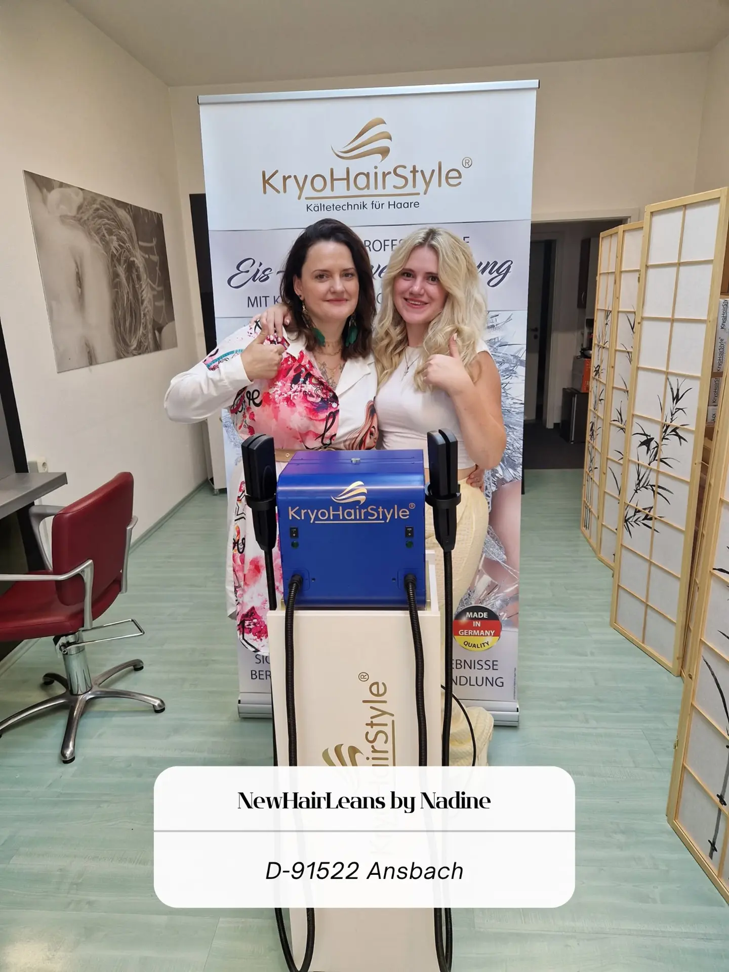 Friseurprofi im KryoHairStyle Partner-Salon