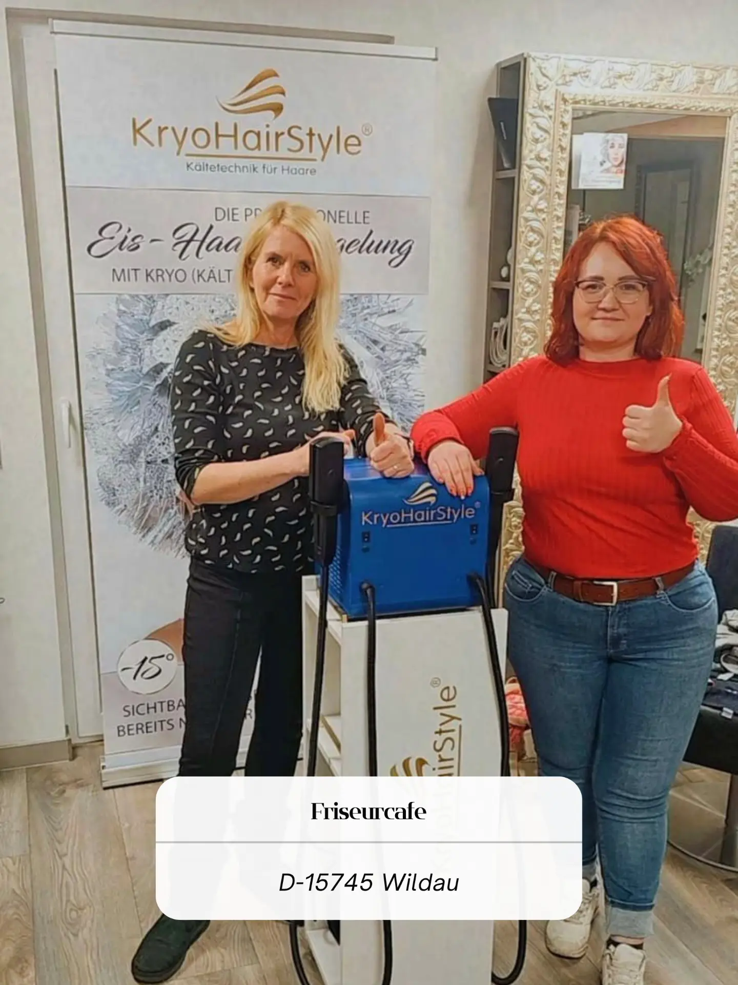 Friseurprofi im KryoHairStyle Partner-Salon