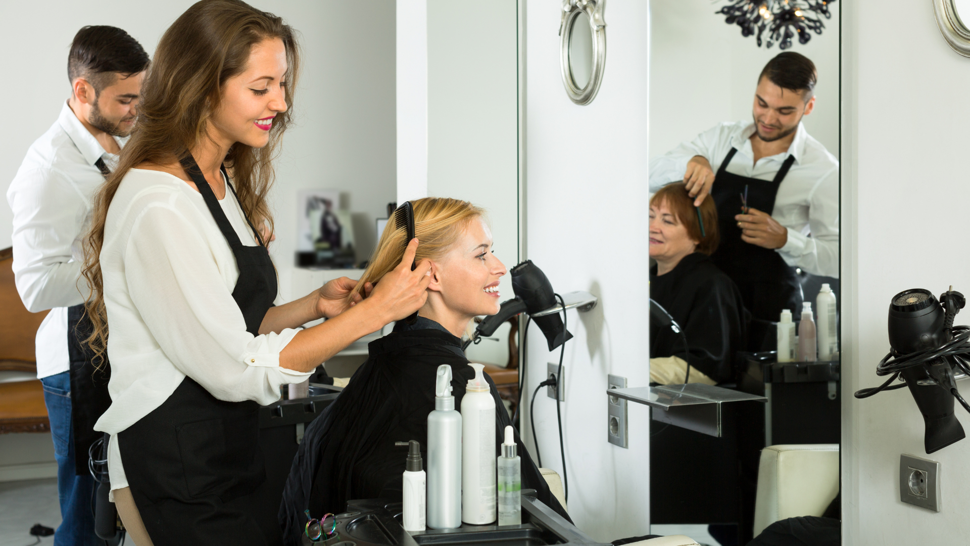 KryoHairStyle Anwendung in einem hochwertigen echten Friseursalon