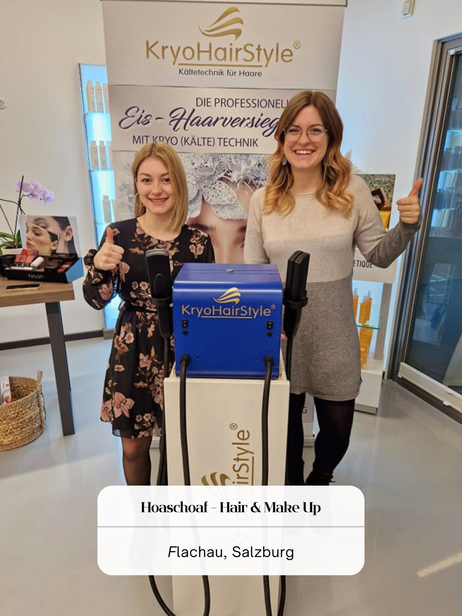 Friseurprofi im KryoHairStyle Partner-Salon