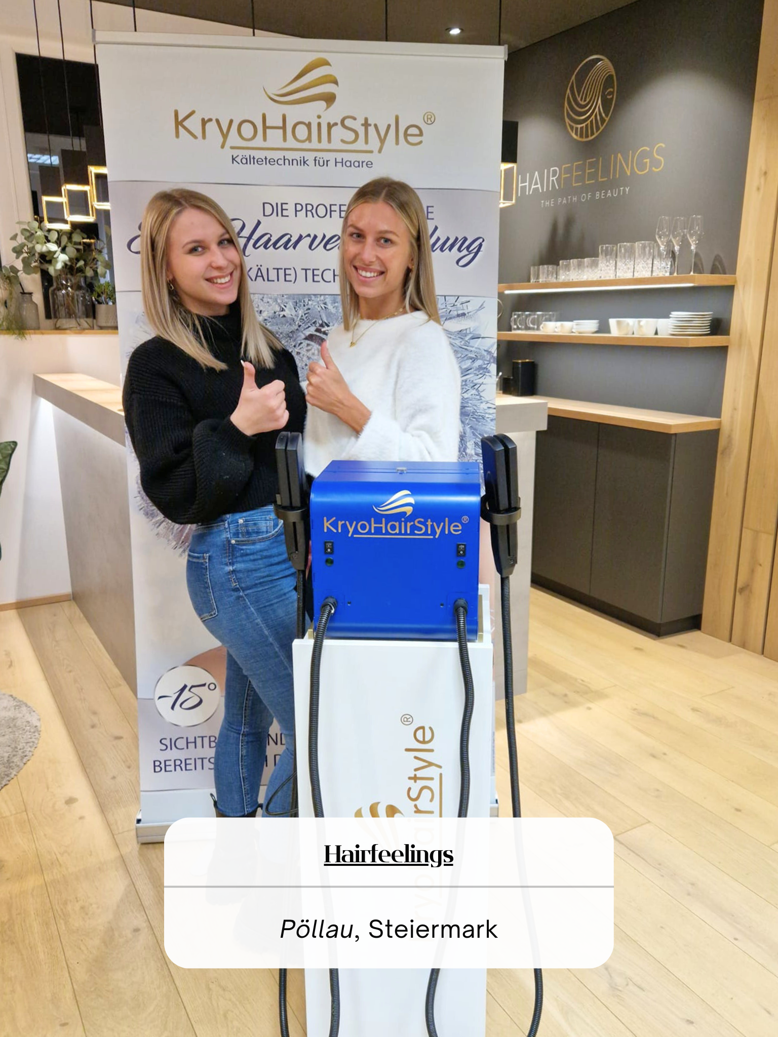 Friseurprofi im KryoHairStyle Partner-Salon