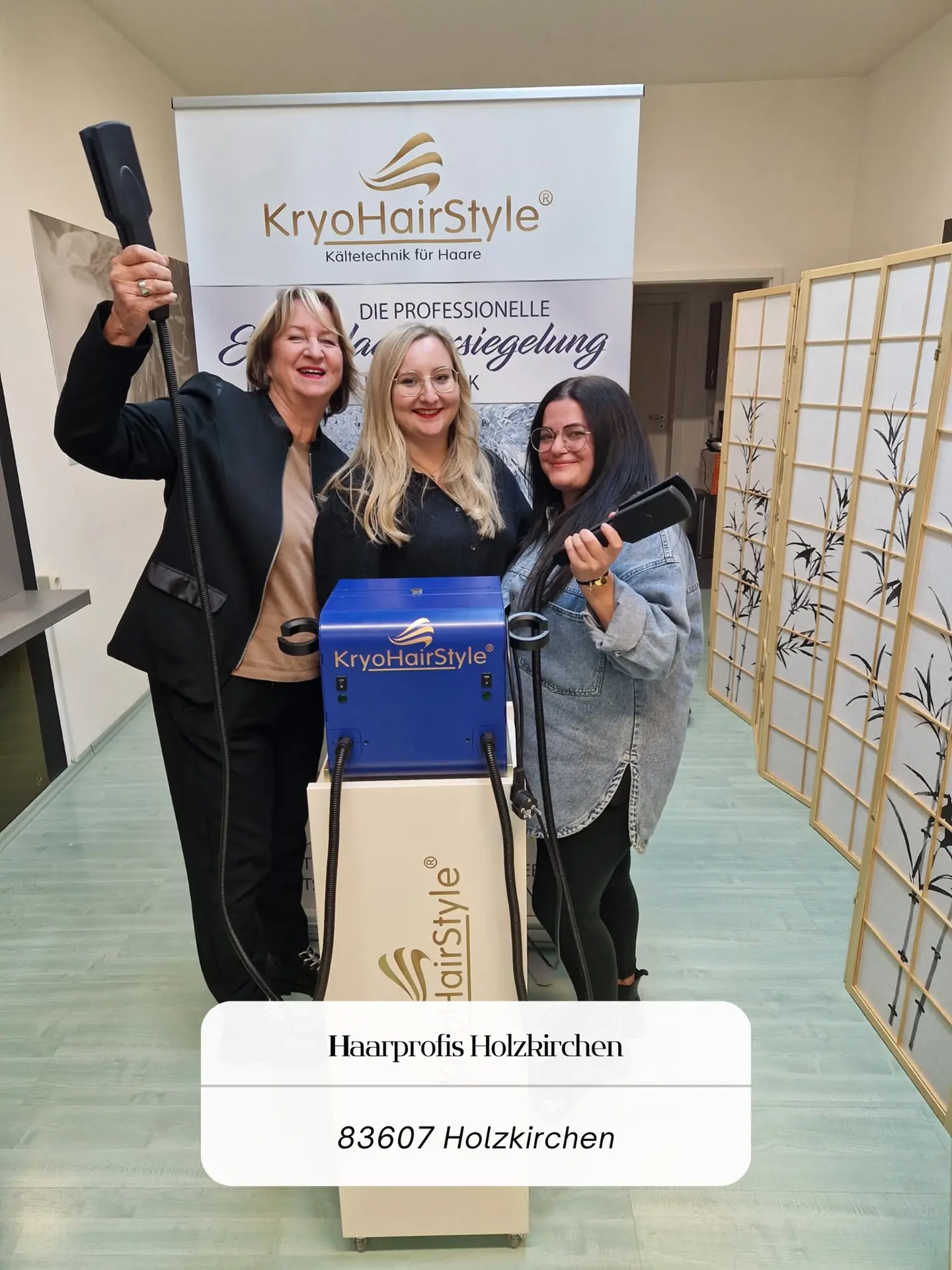 Friseurprofi im KryoHairStyle Partner-Salon
