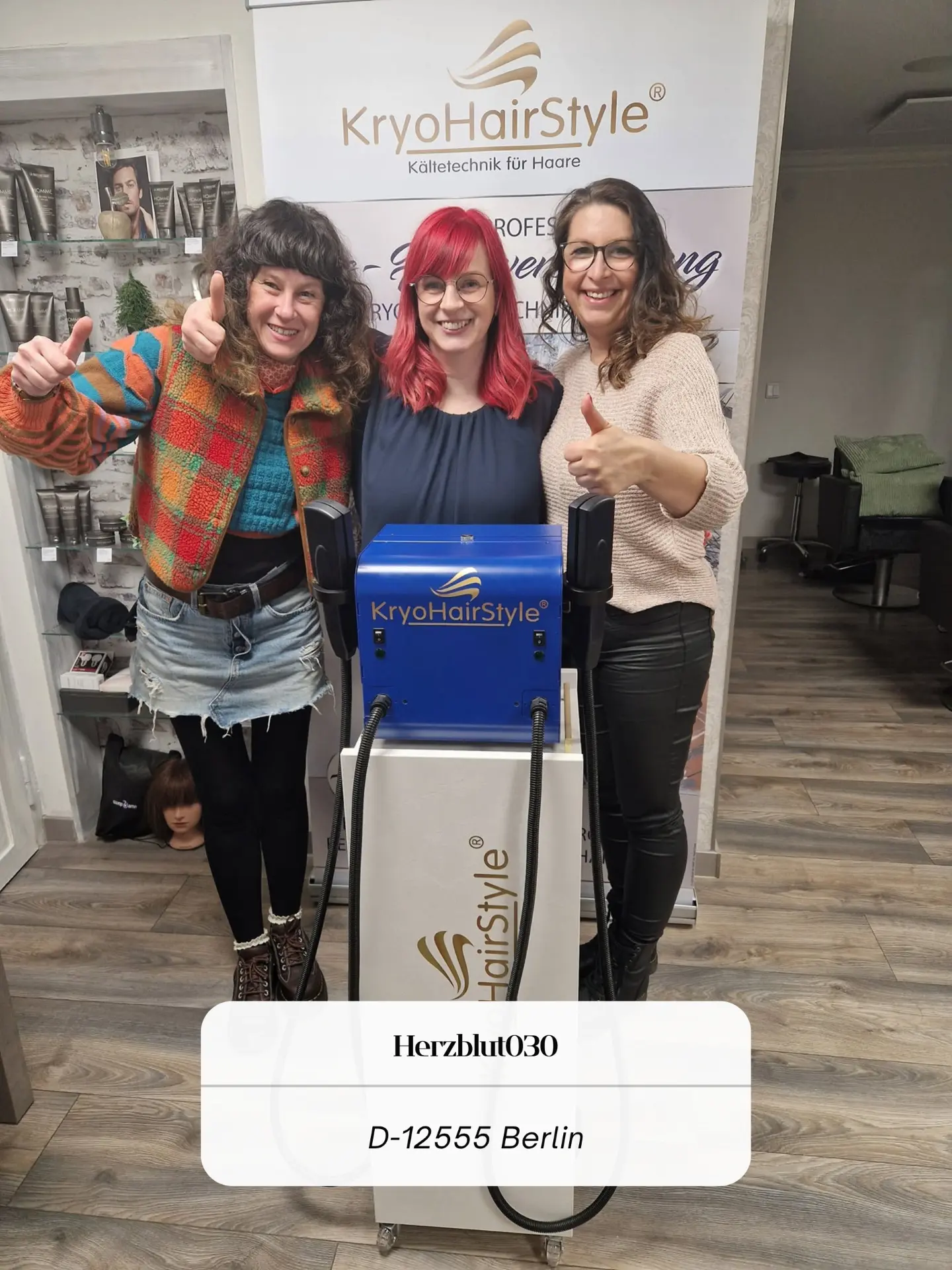 Friseurprofi im KryoHairStyle Partner-Salon